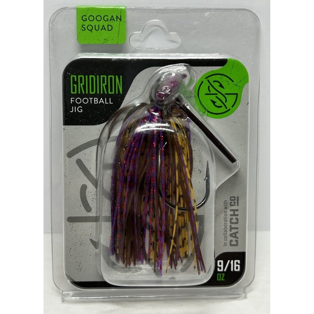 Googan Squad Gridiron Football Jig 9/16 Oz PB&J‎ Fishing Lure Brand New